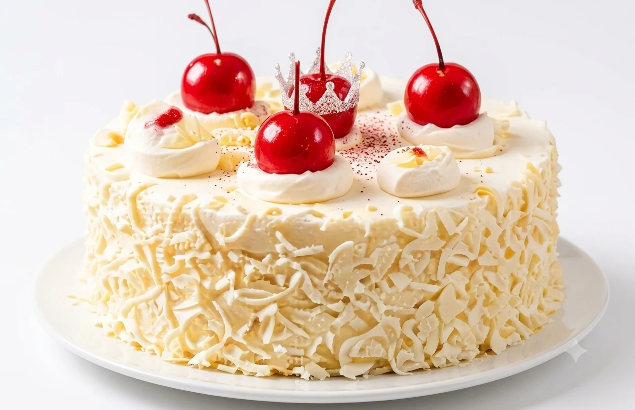 White Forest Cake